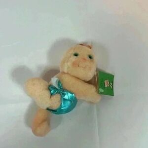 Vintage Taco Bell Hugga Bunch "Gigglet" Plush Baby – Turquoise – Hallmark